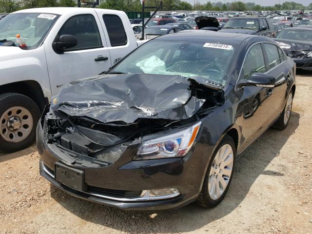 1G4GE5G35EF181173 - 2014 BUICK LACROSSE P BLACK photo 2