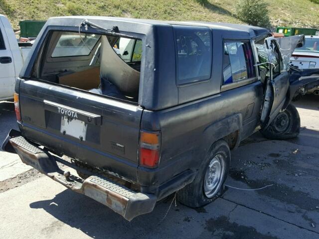 JT4RN62D5G0009184 - 1986 TOYOTA 4RUNNER RN BLACK photo 4