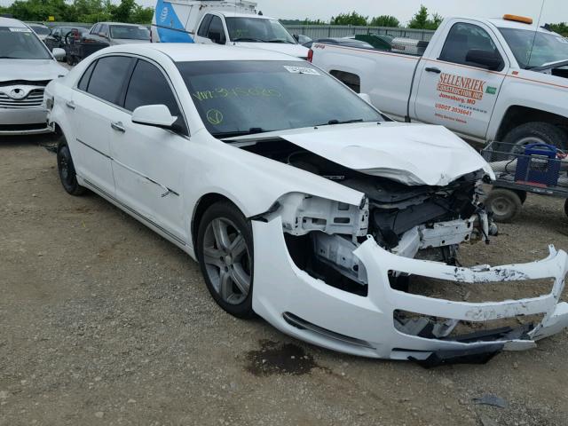 1G1ZC5E0XCF345020 - 2012 CHEVROLET MALIBU 1LT WHITE photo 1