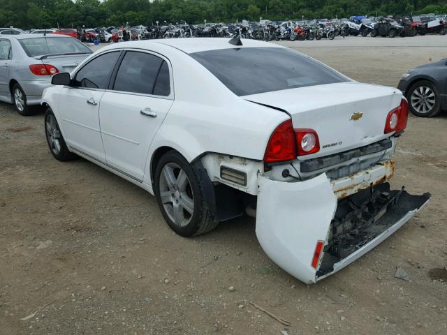 1G1ZC5E0XCF345020 - 2012 CHEVROLET MALIBU 1LT WHITE photo 3