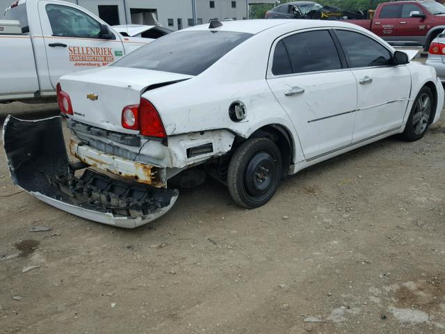 1G1ZC5E0XCF345020 - 2012 CHEVROLET MALIBU 1LT WHITE photo 4