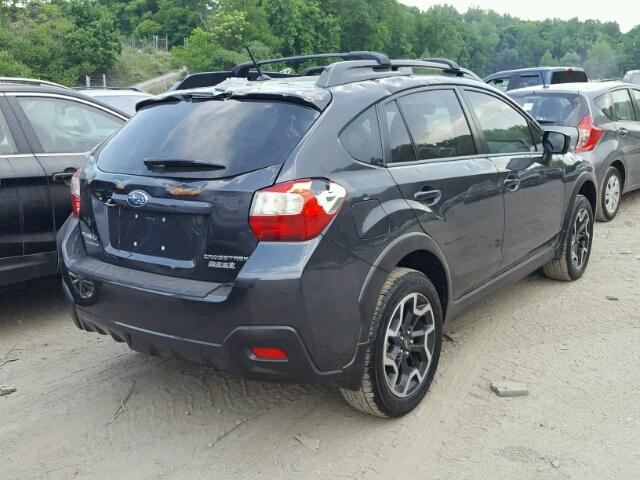 JF2GPABC4H8227214 - 2017 SUBARU CROSSTREK GRAY photo 4