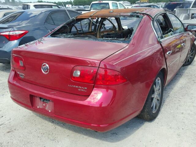 1G4HD57246U172881 - 2006 BUICK LUCERNE RED photo 4