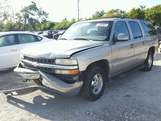 3GNFK16T8YG109669 - 2000 CHEVROLET K1500 SUBU SILVER photo 2