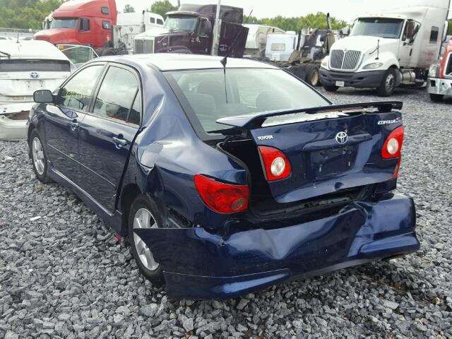 1NXBR32E36Z601313 - 2006 TOYOTA COROLLA CE BLUE photo 3