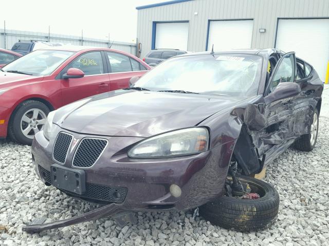 2G2WC54C951327659 - 2005 PONTIAC GRAND PRIX PURPLE photo 2