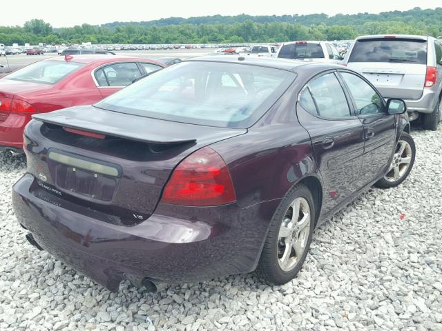 2G2WC54C951327659 - 2005 PONTIAC GRAND PRIX PURPLE photo 4