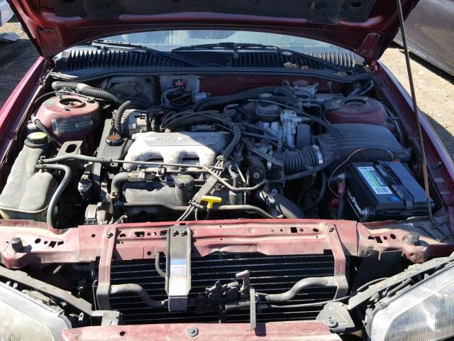 1G2NE15M7RM545180 - 1994 PONTIAC GRAND AM S Bordo foto 7