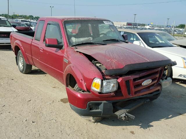 1FTYR44U17PA70055 - 2007 FORD RANGER RED photo 1