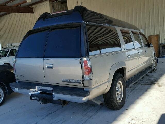 3GNGK26J7XG177856 - 1999 CHEVROLET SUBURBAN K TAN photo 4