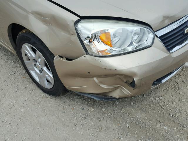 1G1ZT61866F258043 - 2006 CHEVROLET MALIBU MAX 金色 照片 9