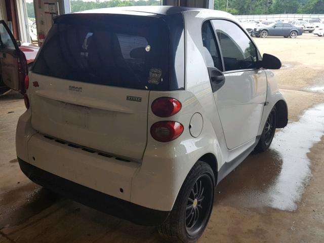 WMEEJ3BAXFK795163 - 2015 SMART FORTWO PUR WHITE photo 4