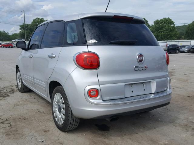 ZFBCFAAH4EZ028993 - 2014 FIAT 500L POP SILVER photo 3