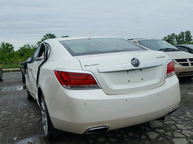 1G4GJ5G36CF216778 - 2012 BUICK LACROSSE T WHITE photo 3
