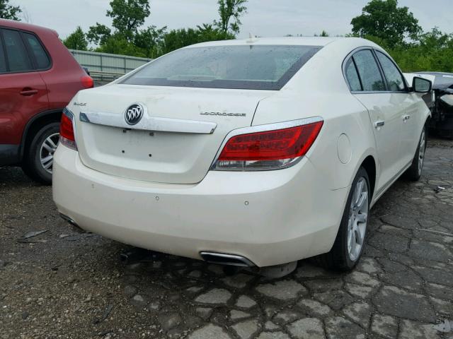 1G4GJ5G36CF216778 - 2012 BUICK LACROSSE T WHITE photo 4