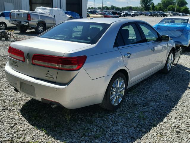 3LNDL2L36CR826121 - 2012 LINCOLN MKZ HYBRID SILVER photo 4