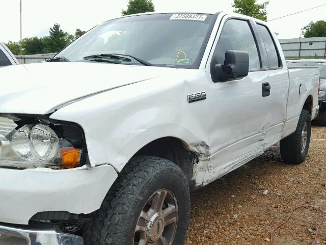 1FTPX14504FA33198 - 2004 FORD F150 WHITE photo 9