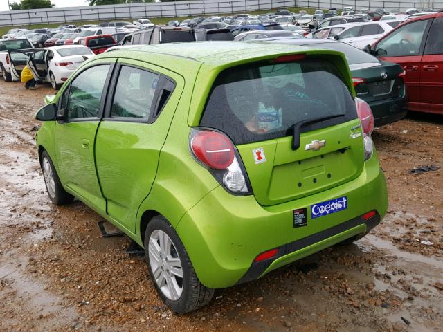 KL8CB6S98FC807775 - 2015 CHEVROLET SPARK LS GREEN photo 3