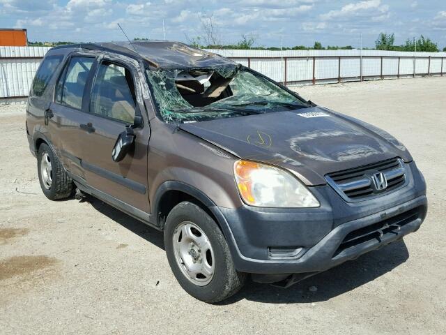 JHLRD68493C006763 - 2003 HONDA CR-V LX BROWN photo 1