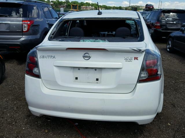 3N1CB6AP2CL668270 - 2012 NISSAN SENTRA SE- WHITE photo 9