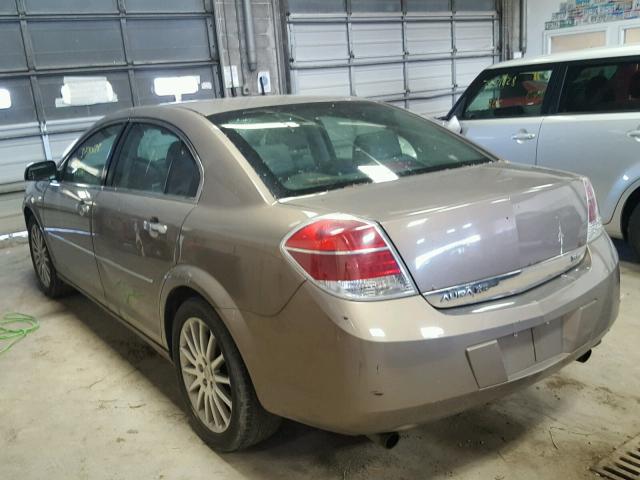 1G8ZV57797F256115 - 2007 SATURN AURA XR GOLD photo 3