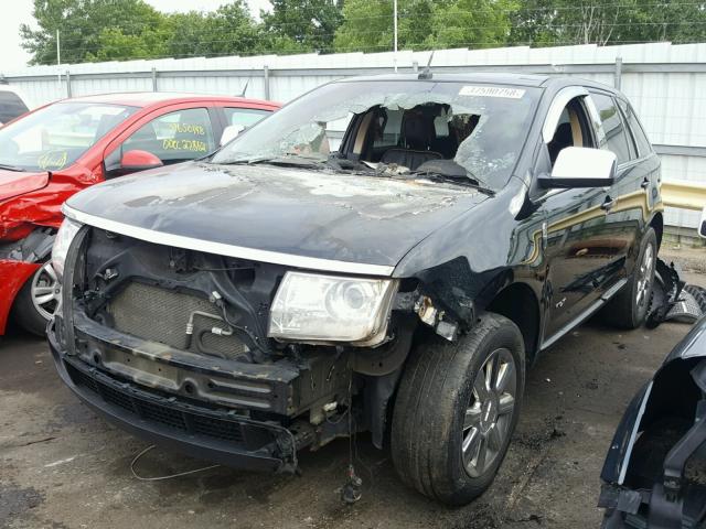 2LMDU68C98BJ15908 - 2008 LINCOLN MKX BLACK photo 2