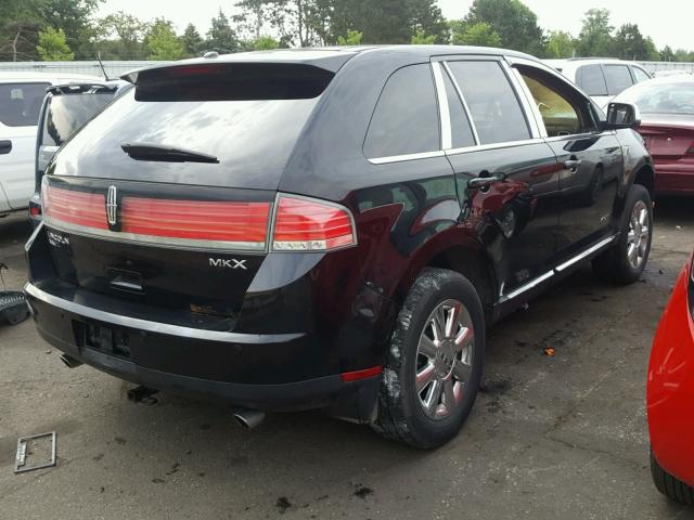 2LMDU68C98BJ15908 - 2008 LINCOLN MKX BLACK photo 4