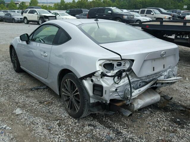 JF1ZNAA1XD1728873 - 2013 TOYOTA SCION FR-S ვერცხლისფერი ფოტო 3