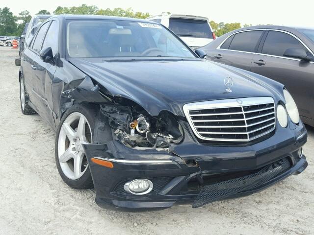 WDBUF56X09B407205 - 2009 MERCEDES-BENZ E 350 BLACK photo 1