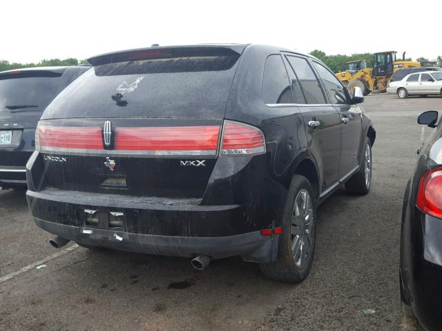 2LMDU68C48BJ21499 - 2008 LINCOLN MKX BLACK photo 4