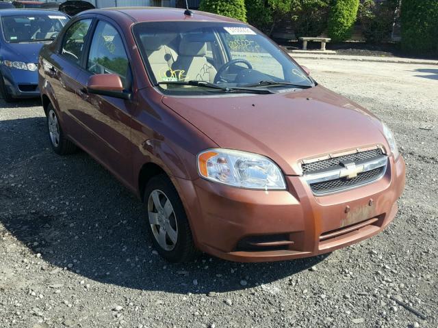 KL1TD5DE6BB215207 - 2011 CHEVROLET AVEO LS BROWN photo 1