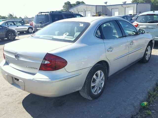 2G4WC532351348104 - 2005 BUICK LACROSSE C SILVER photo 4