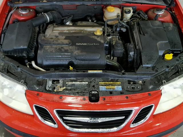 YS3FD49Y971002194 - 2007 SAAB 9-3 2.0T RED photo 7