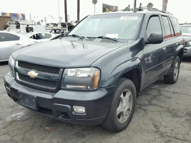 1GNDS13S662161813 - 2006 CHEVROLET TRAILBLAZE GRAY photo 2