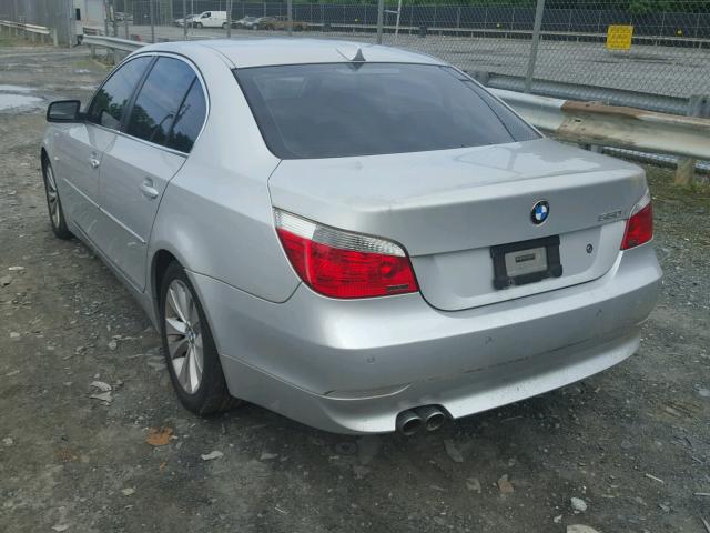 WBANB53506CP02022 - 2006 BMW 550 I SILVER photo 3