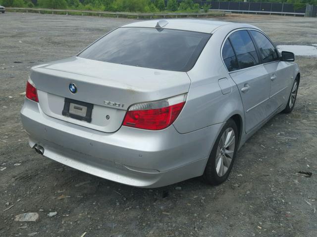 WBANB53506CP02022 - 2006 BMW 550 I SILVER photo 4
