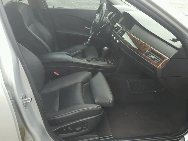 WBANB53506CP02022 - 2006 BMW 550 I SILVER photo 5