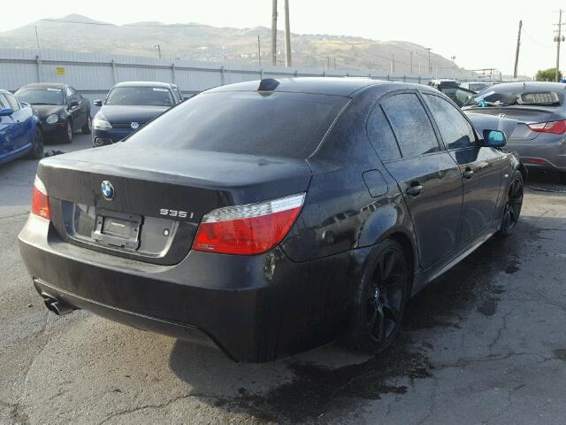 WBANW13568CZ71321 - 2008 BMW 535 I BLACK photo 4