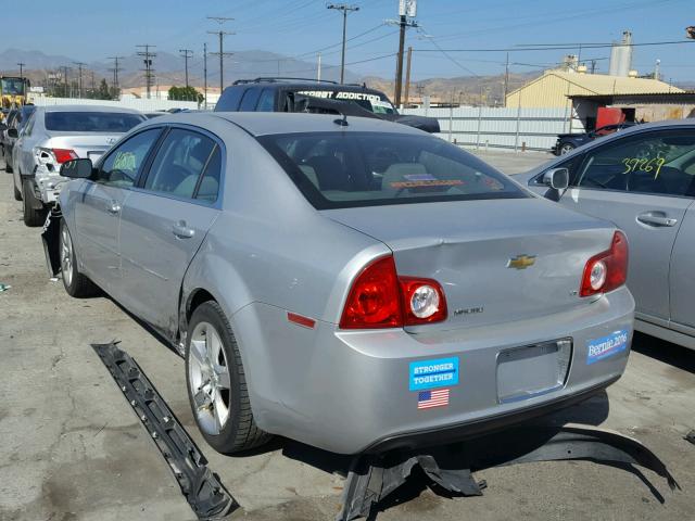 1G1ZG57B59F218459 - 2009 CHEVROLET MALIBU LS Gümüş foto 3