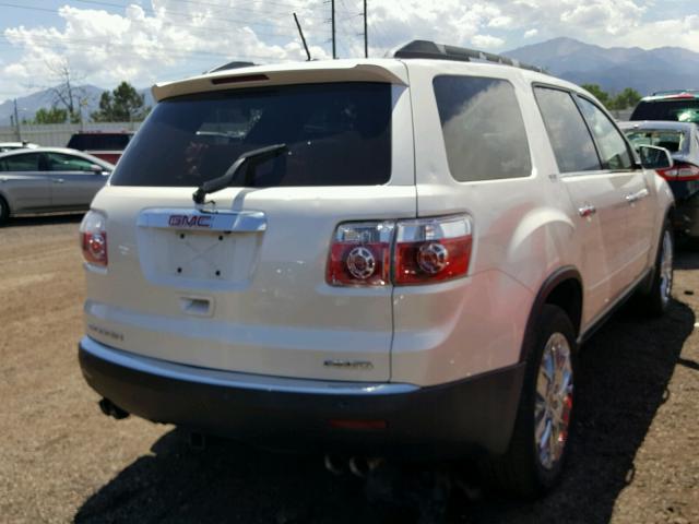 1GKLVNED5AJ113983 - 2010 GMC ACADIA SLT თეთრი ფოტო 4