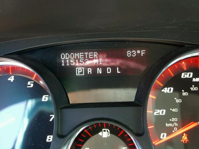 1GKLVNED5AJ113983 - 2010 GMC ACADIA SLT თეთრი ფოტო 8