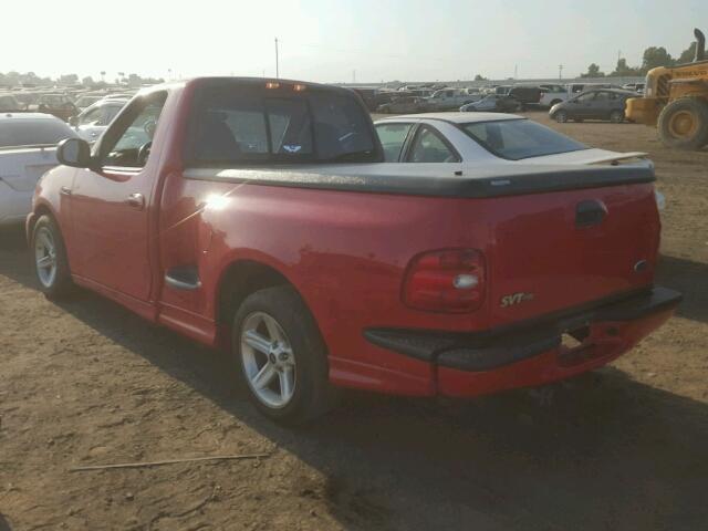 2FTZF0733XCA82721 - 1999 FORD F150 RED photo 3