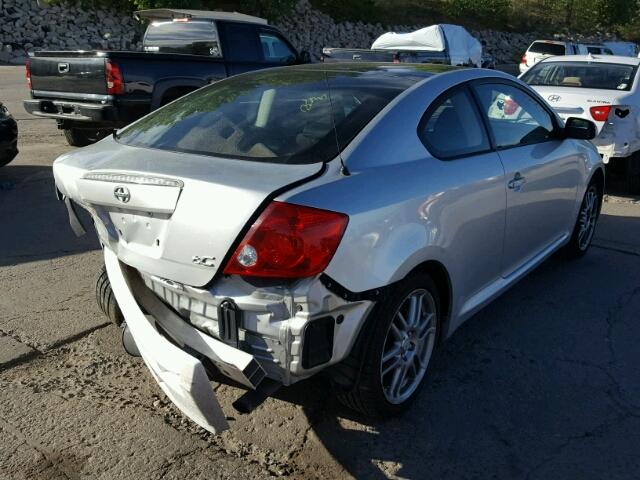 JTKDE177170217846 - 2007 SCION TC SILVER photo 4