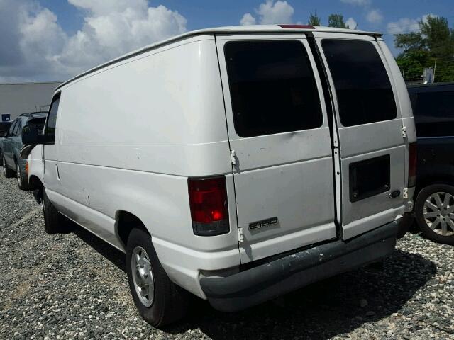 1FTNE14W47DB32709 - 2007 FORD ECONOLINE WHITE photo 3