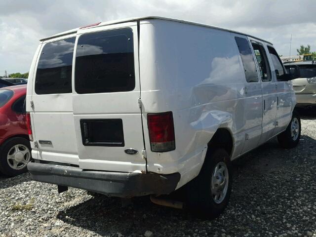 1FTNE14W47DB32709 - 2007 FORD ECONOLINE WHITE photo 4