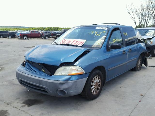 2FMZA514X1BA27351 - 2001 FORD WINDSTAR L BLUE photo 2