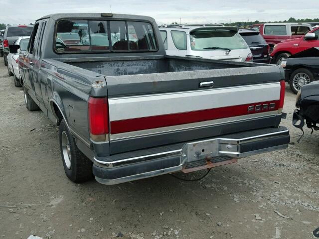 1FTEX15Y6LKB49592 - 1990 FORD F150 GRAY photo 3