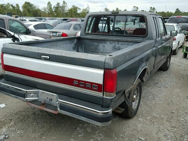 1FTEX15Y6LKB49592 - 1990 FORD F150 GRAY photo 4