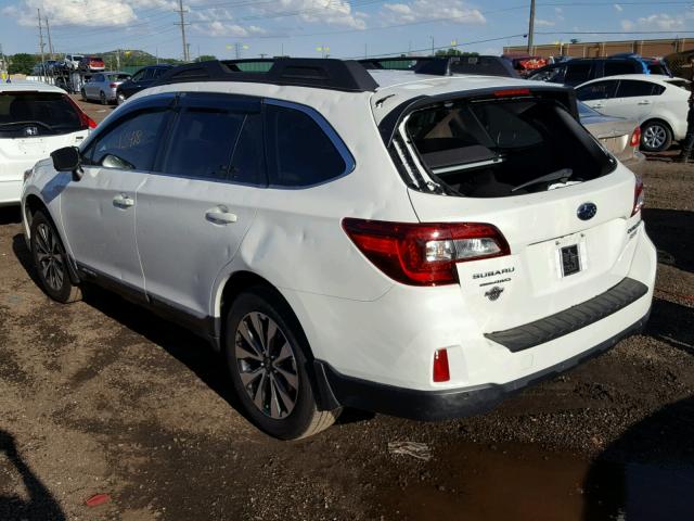 4S4BSANC2H3425284 - 2017 SUBARU OUTBACK 2. WHITE photo 3