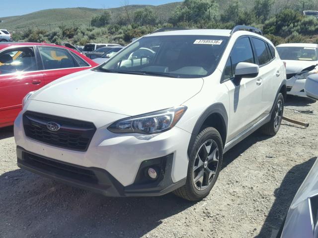 JF2GTABC3JH271738 - 2018 SUBARU CROSSTREK WHITE photo 2